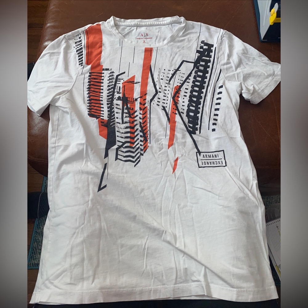 armani exchange t shirt Sz S READ!